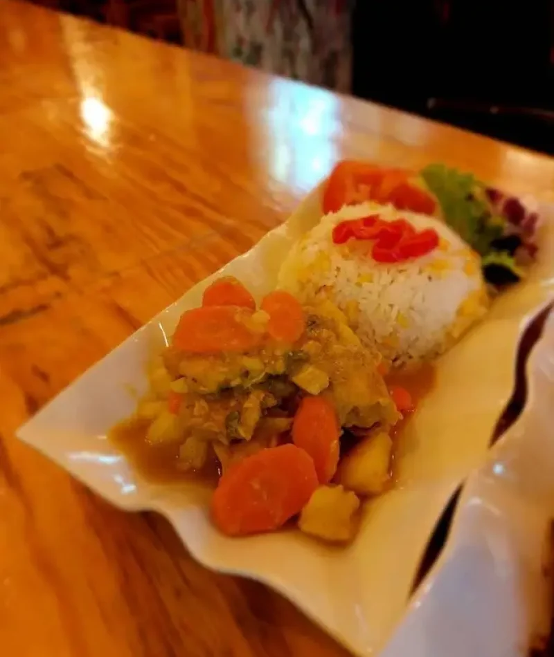 plato con arroz one love